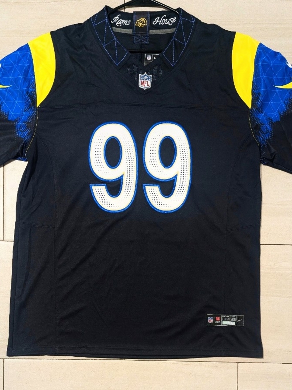 Aaron Donald Los Angeles Rams Rivalries Vapor Jersey